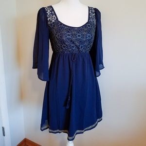 BRAND NEW- NEVER WORN! Adorable Boho Dress